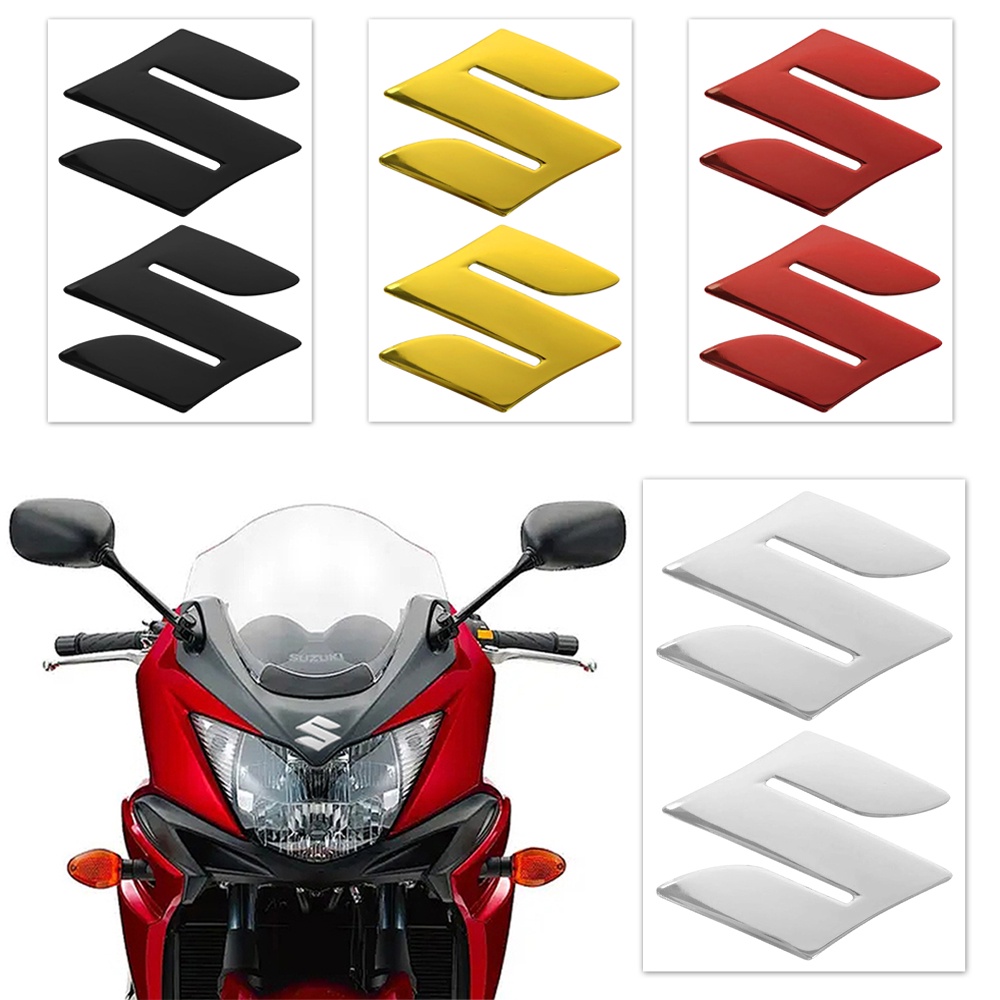 Stiker Emblem Logo Suzuki 3D Tahan Air Untuk Motor