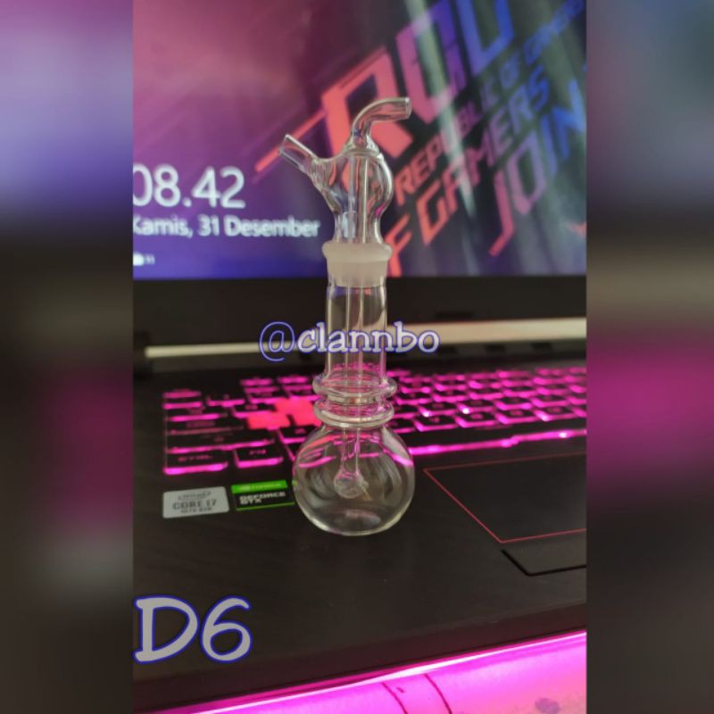 Ready Full Set Pajangan Aksesori Kaca Tipe D6 Toko Bong
