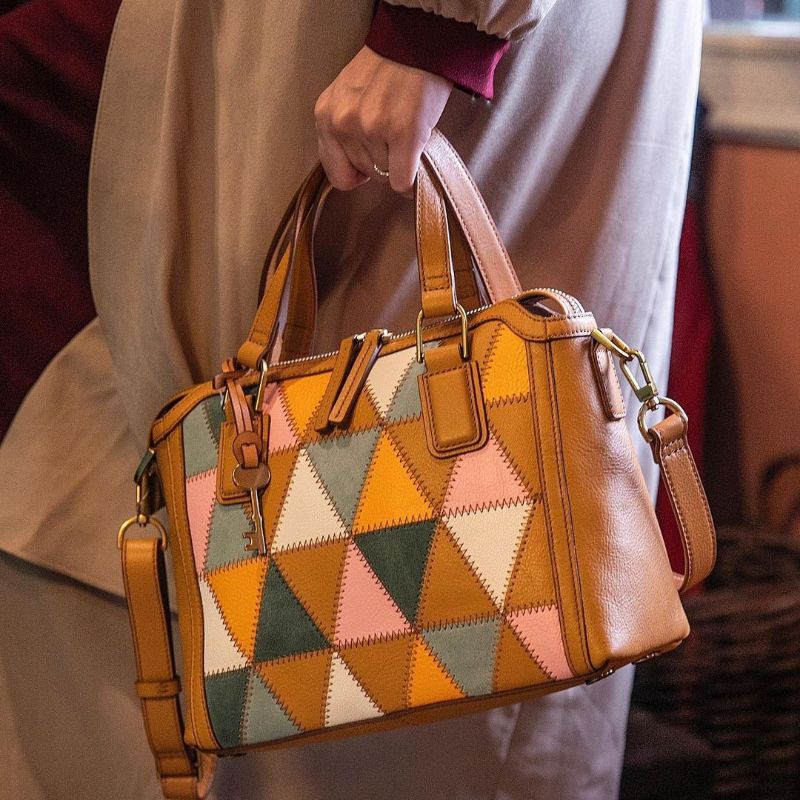 Jacqueline Satchel Patcwork