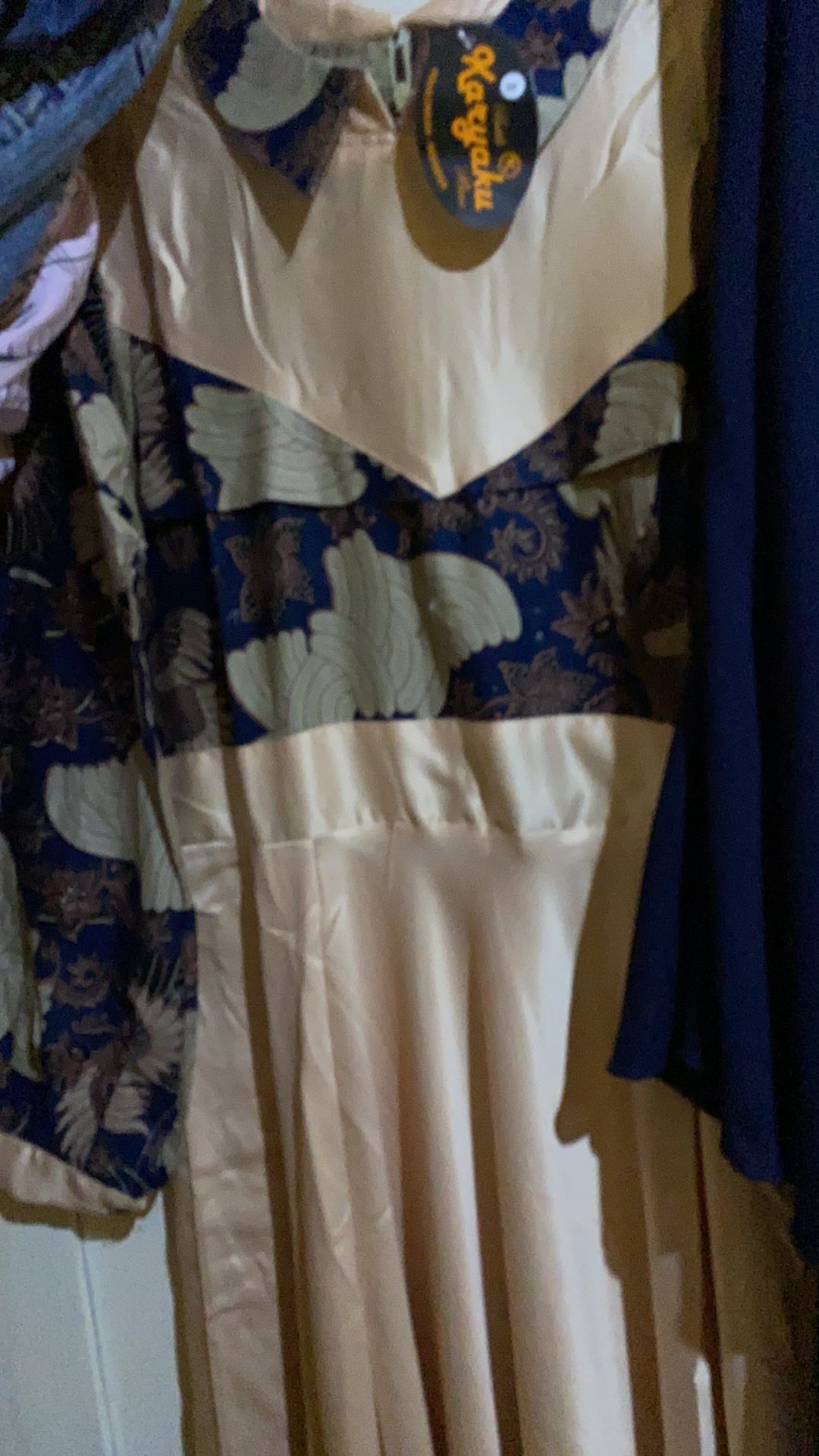 Baju Batik Couple Gamis Muslim Gaun Pakaian Wanita Kebaya Perempuan Fashion Cewek Cewe Pekalongan A9