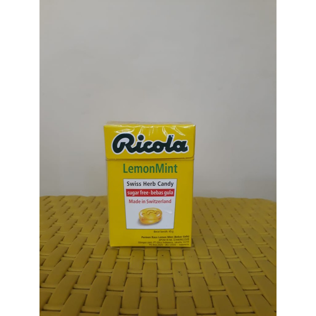 

RICOLA LEMONMINT SWISS HERB CANDY 45 GR