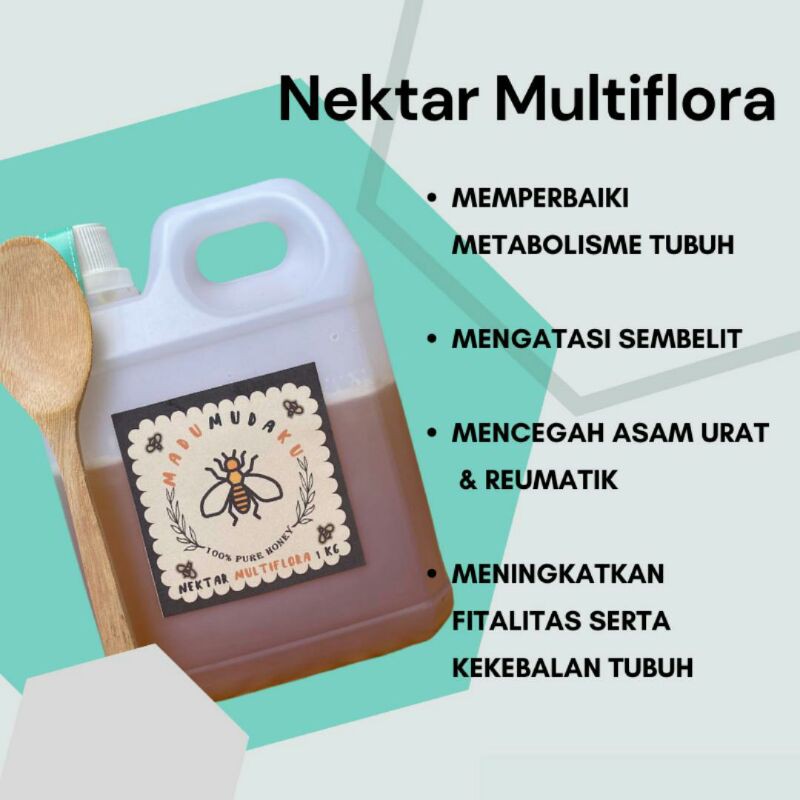

Madu Mudaku Varian Multiflora Kemasan 1 Kg