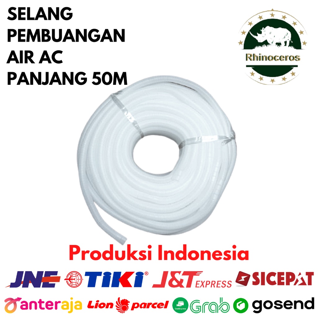 Selang AC 50 METER Selang Pembuangan Air AC Pipa Drain Flexible 5/8&quot;