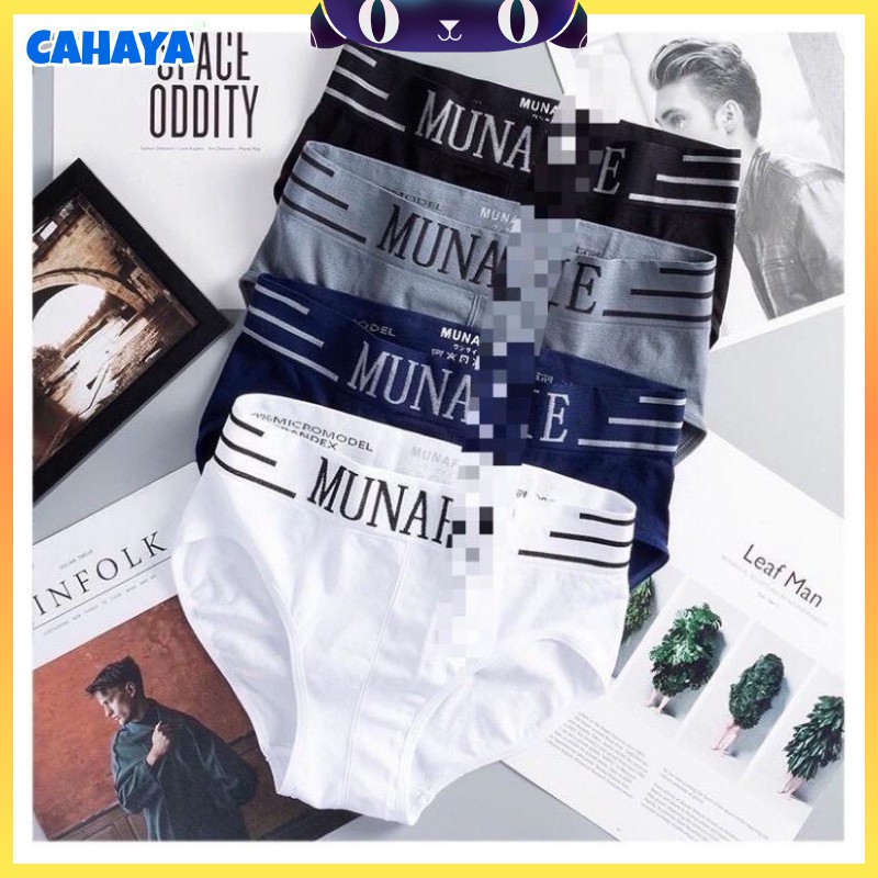 MUNAFIE CELANA DALAM PRIA nyaman  MAN UNDERWEAR MEN SEMPAK PRIA IMPORT C4 CAHAYA