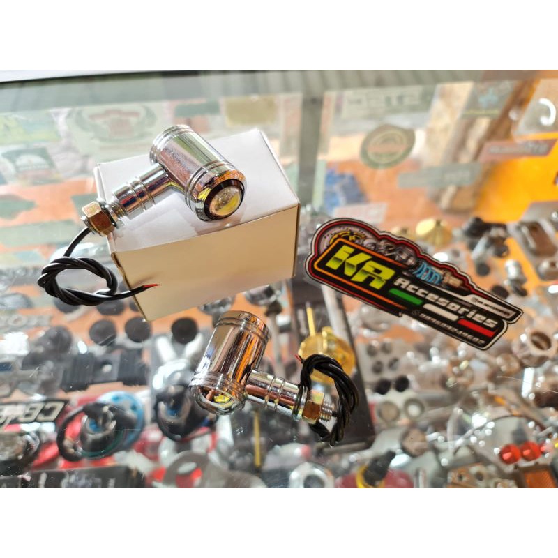 riting sein palu bulat LED mini custom besi krum