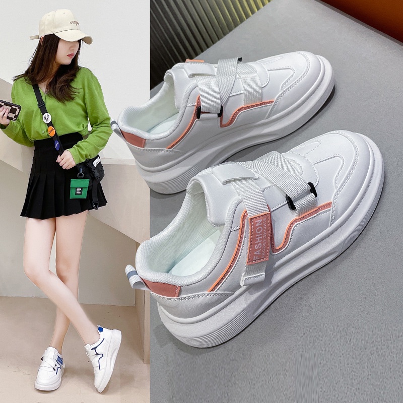 [ ORIGINAL IMPORT ] Sepatu Sneakers Velcro Wanita Import Premium Quality SI186