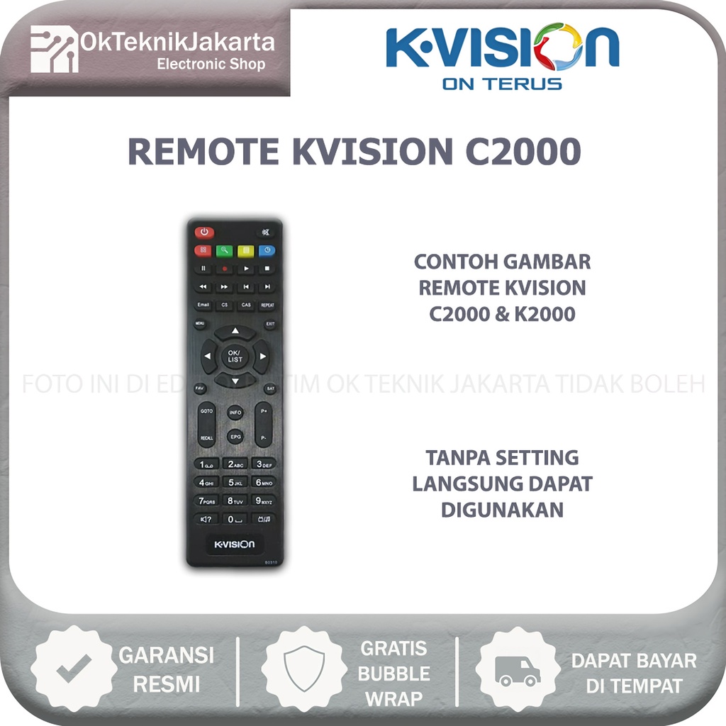 Remote receiver parabola Kvision c2000 Kvision K2000 ORIGINAL