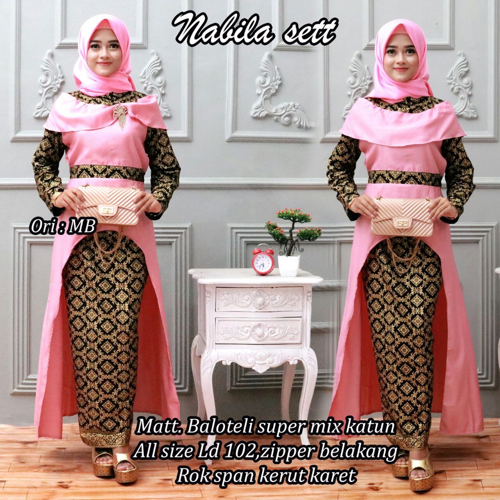 GROSIR BATIK NABILA SET