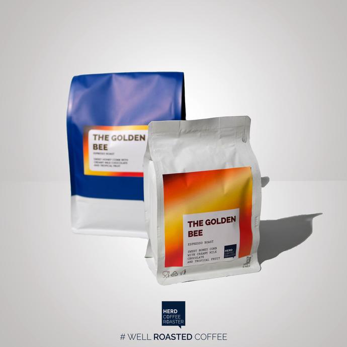 

[ COD ] Kopi The Golden Bee Espresso Blend 250 GR Herd Coffee DISKON Kode 957