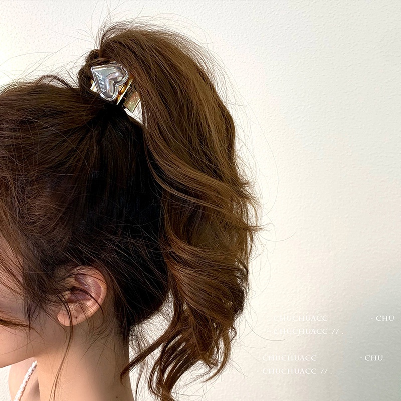 Jepit Rambut Ponytail Bahan Metal Gaya Korea