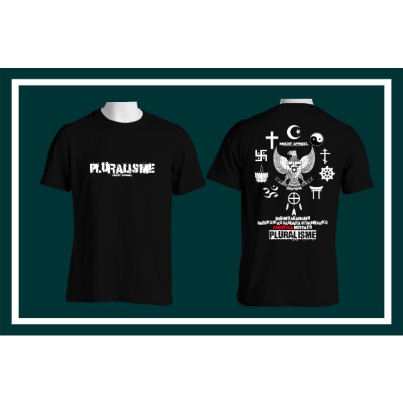 KAOS TSHIRT PLURALISME ORIGINAL DISTRO