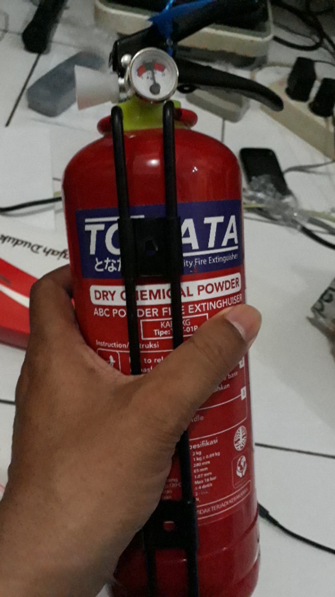 Apar 1kg Bubuk Abc Powder Tonata / Set Komplit