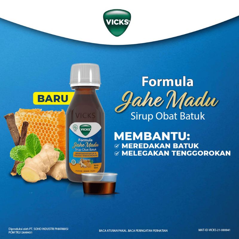 Vicks Formula jahe madu