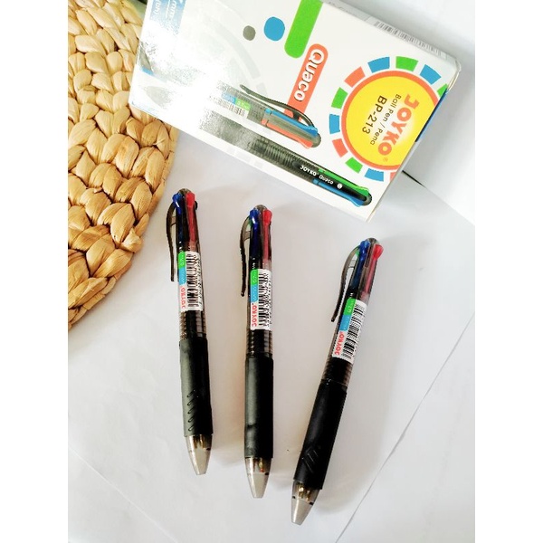 

Ball Pen / Pulpen / Pena Joyko BP-213 / Quaco/ 0.7 mm/ 4 Warna/ Colors