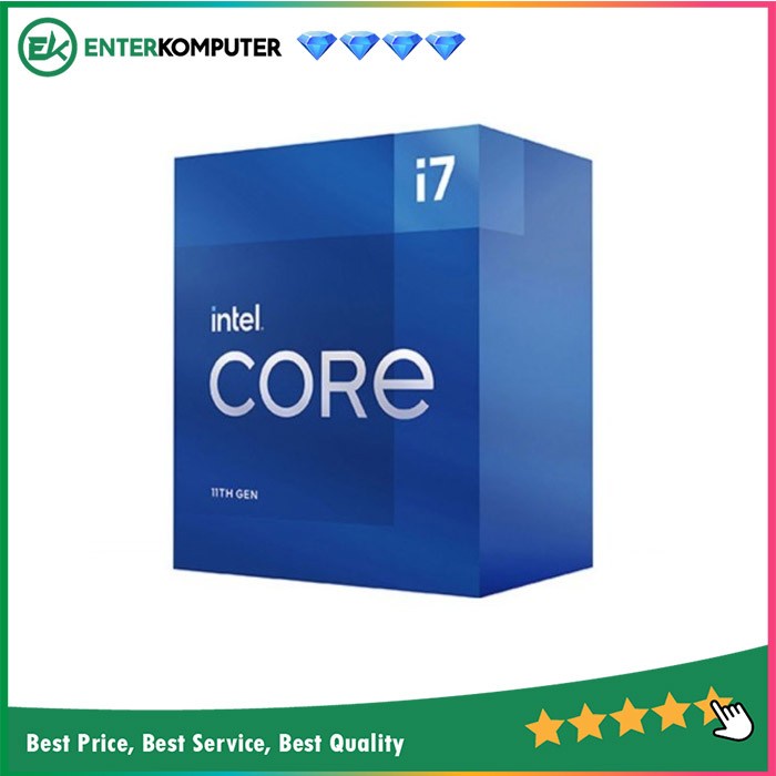 Intel Core i7-11700F 2.5Ghz Up To 4.9Ghz - Cache 16MB [Box] Socket LGA 1200 - Rocket Lake Series