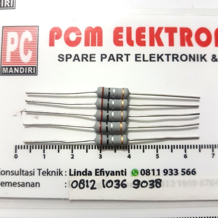 New Resistor 1 watt 1W tolong NILAI yg perlu tulis di CATATAN TOKO