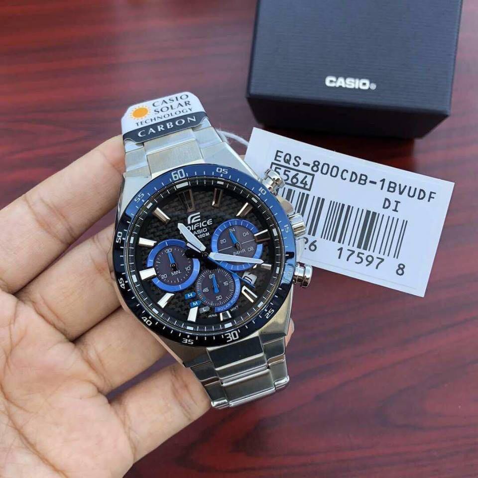 CASIO EDIFICE EQS 800CDB EQS-800CDB ORIGINAL GARANSI RESMI