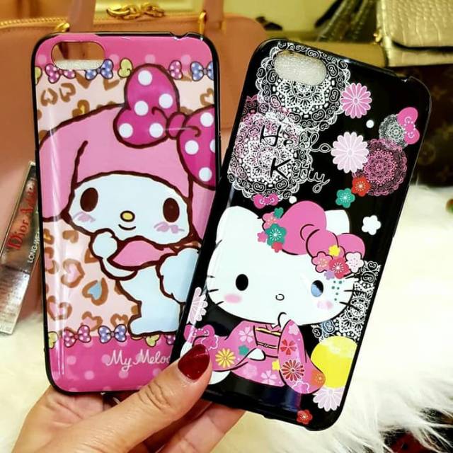 Case gambar Samsung A40 motif cewek doraemon soft softcase softshell silikon cover casing kesing housing