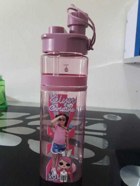 Custom Botol Minum ,foto Anak + Karakter