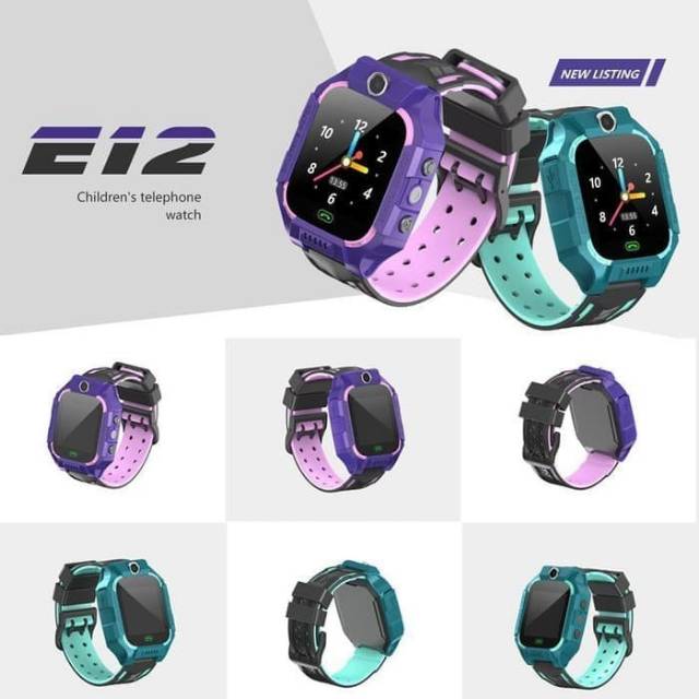 Jam tangan GPS anak New E12/ Smartwatch for kids