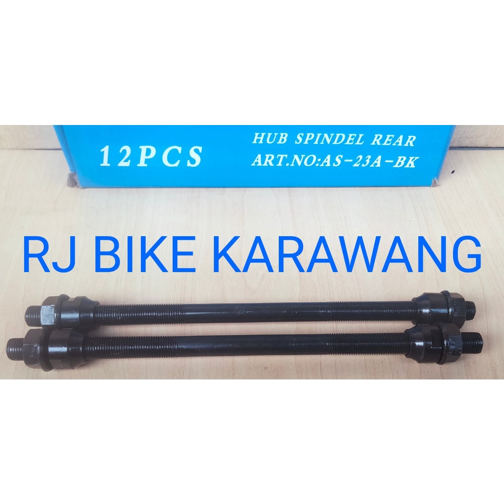 AS SPINDEL RODA BELAKANG GENIO 3/8X8&quot; AS-23A-BK