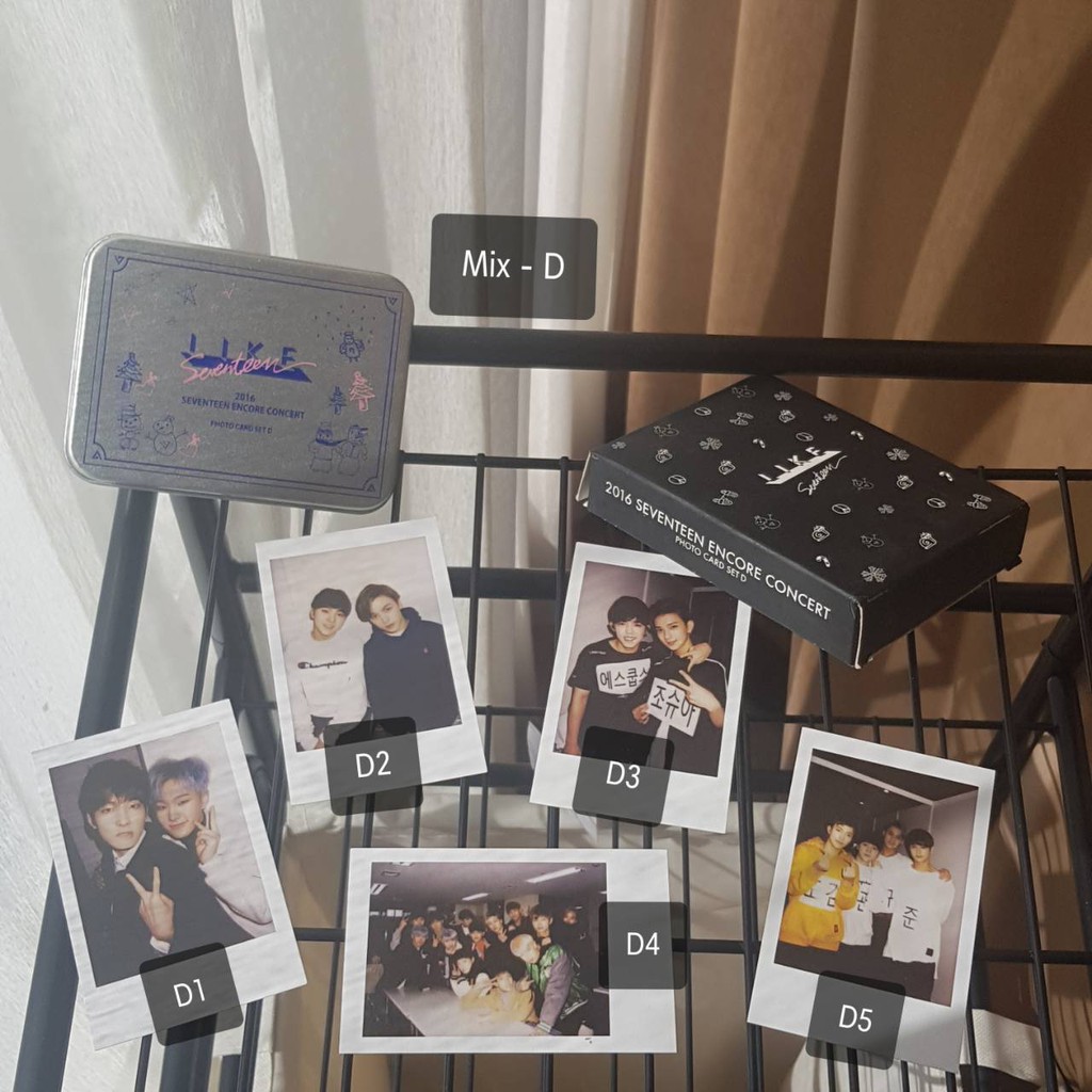 [SET D] Seventeen Photocard Encore Concert 2016 ORIGINAL