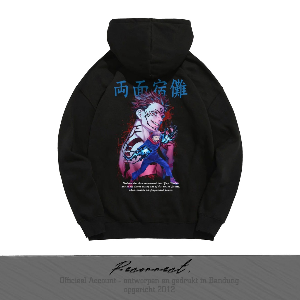 Reconnect Sweater Pullover Hoodie Jujutsu Kaisen - Yuji Itadori