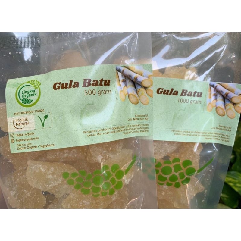 Gula Batu Lingkar Organik 1 KG