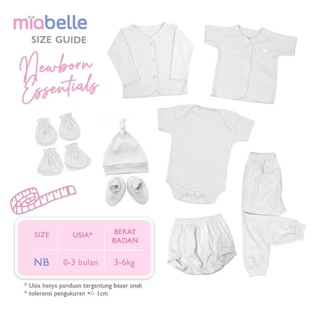 Miabelle Newborn Set Pendek 3in1 Bambino