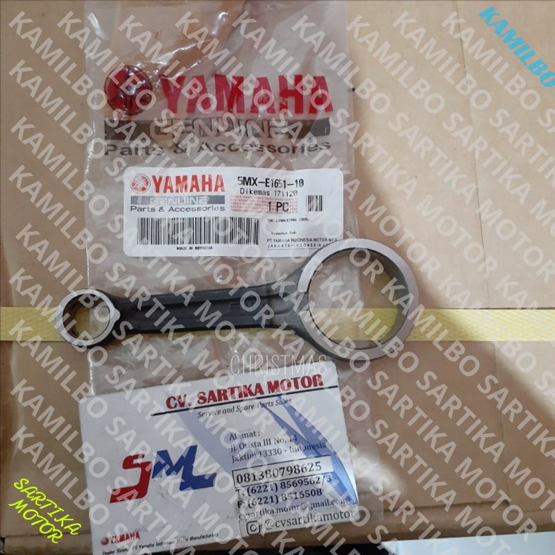 (100% ASLI ) Stang Seher Mio Fino 0/ Rod Connecting 5MX-E1651-10 Bagus