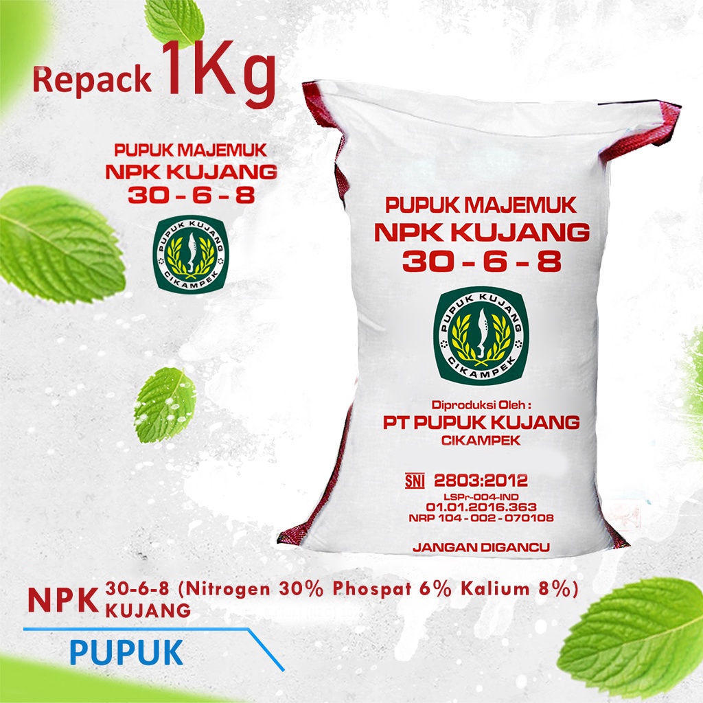 PUPUK NPK KUJANG 30-6-8