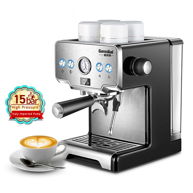 Jual Mesin Kopi Semi Automatic Espresso 15 Bar Italian Coffee Machine 1 ...