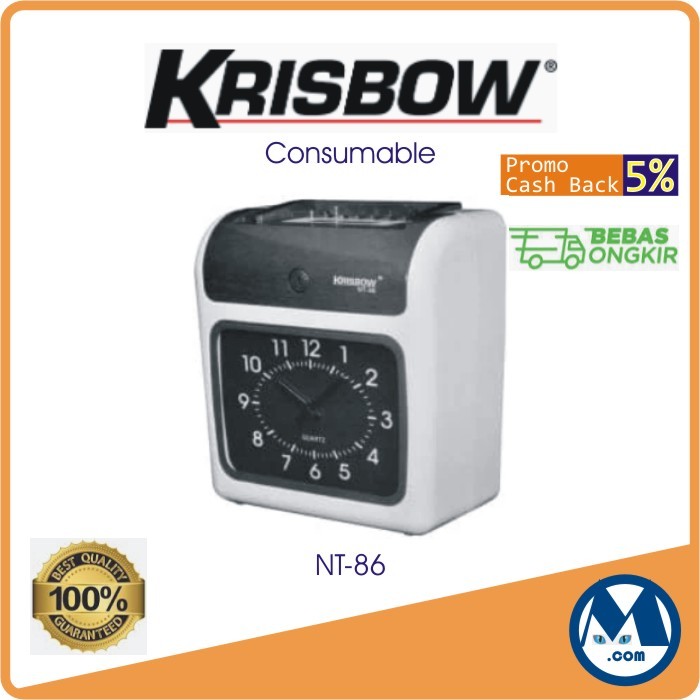 

q4AD5s Pita / Tinta Mesin Absensi Krisbow Nt-86 As71S0D