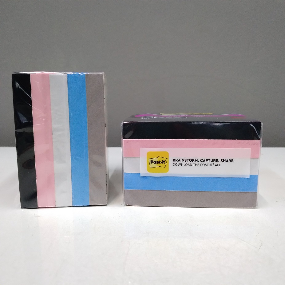 

3M Post It Super Sticky Notes 654-5SSNE 3 inch x 3 inch RB9