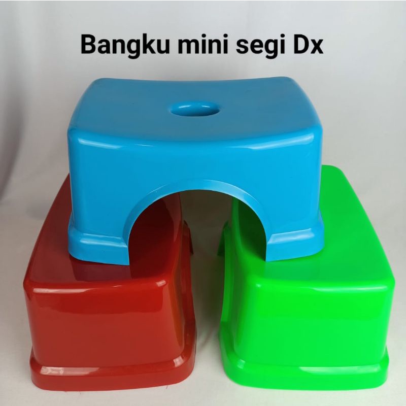 Bangku Mini/Kursi Jongkok plastik Warna