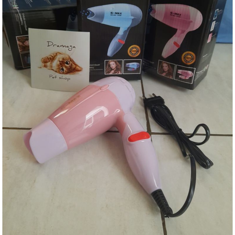 hairdryer lipat portable | hairdryer kucing | pengering bulu kucing