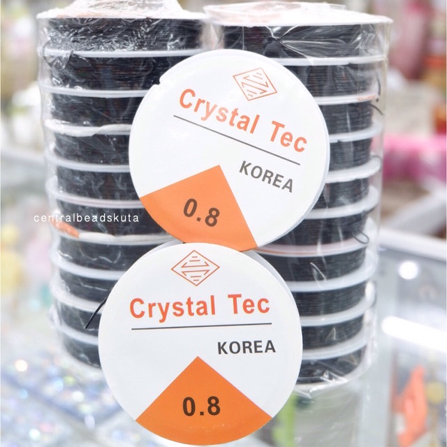 Senar Elastis Crystal Tec Hitam