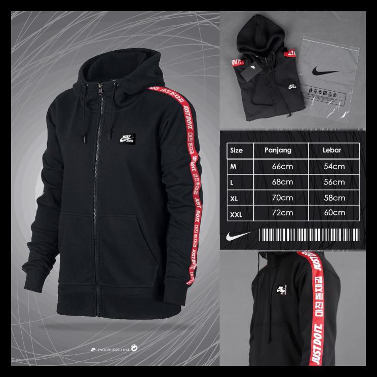 Ina NIKE SEOUL TAPED HOODIE ZIP | JUMPER RUNNING | JAKET NIKE ORIGINALS TERBATAS Kode 39