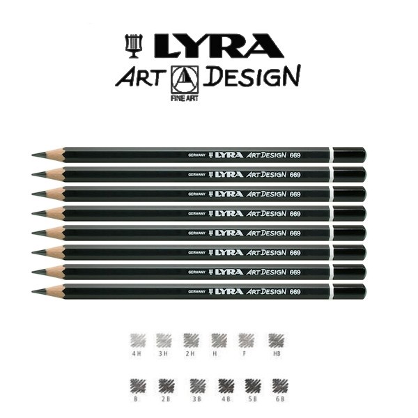 

Lyra Rembrandt Art Design 669 Graphite Pencils - 4H Termurah