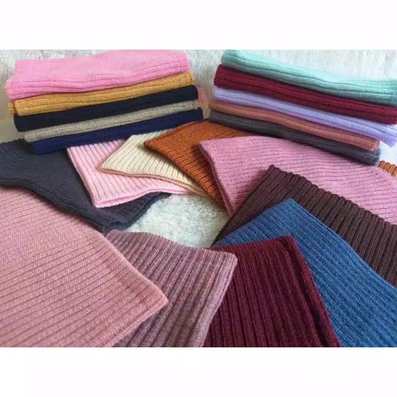 JORDA BERGO TALI PLISKET PREMIUM-BANDANA RAJUT HITAM