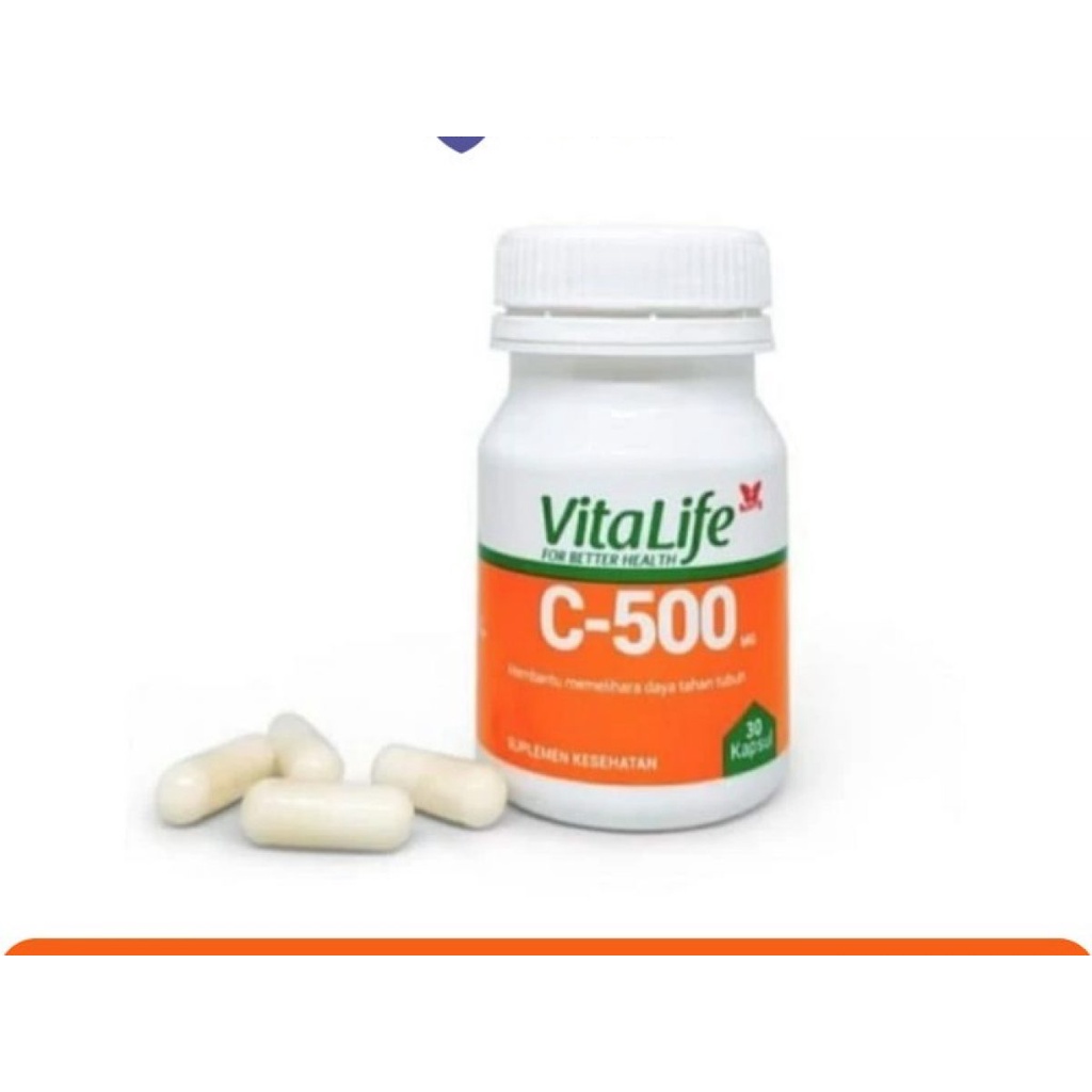 Jual VITALIFE C500 BOTOL 30 KAPSUL SOFTGEL READY Gelatin Lembu Halal