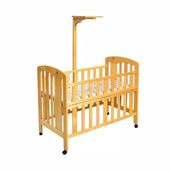 BOX BAYI KAYU HAKARI - PUTIH