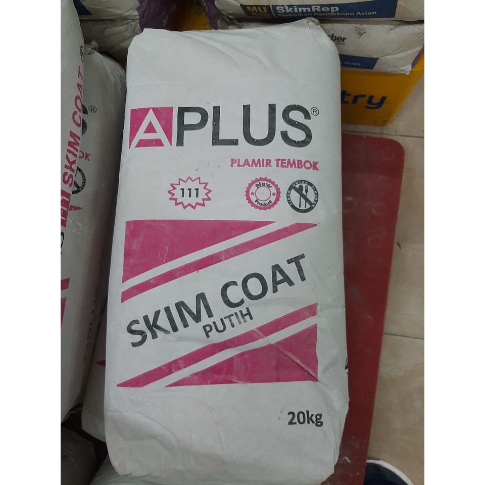 APLUS SKIMCOAT 11 PLAMIR TEMBOK 20 KG/SAK