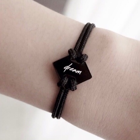 GELANG INISIAL NAMA MODEL KETUPAT ( A-Z ) ( HARGA SATUAN ) GELANG COUPLE PASANGAN GELANG SIMBOL