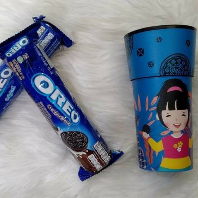 

Oreo paket tumbler set Gratiss mug cantik