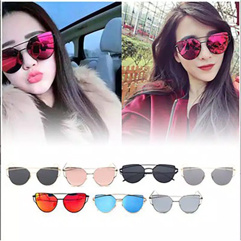 T&amp;Y Kacamata Kucing Fashion Wanita 5589 Sunglasses Eyeglasses Murah Aksesoris Wanita Import