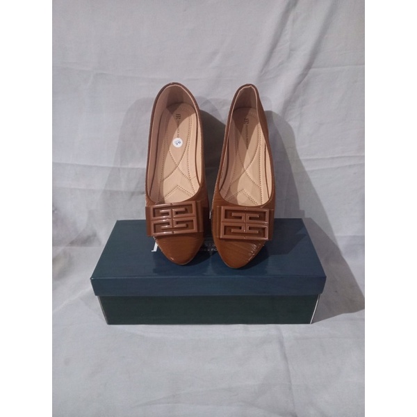 Flat shoes wanita FRANSISCA RENALDY L.SOPHIA 02 COFFEE