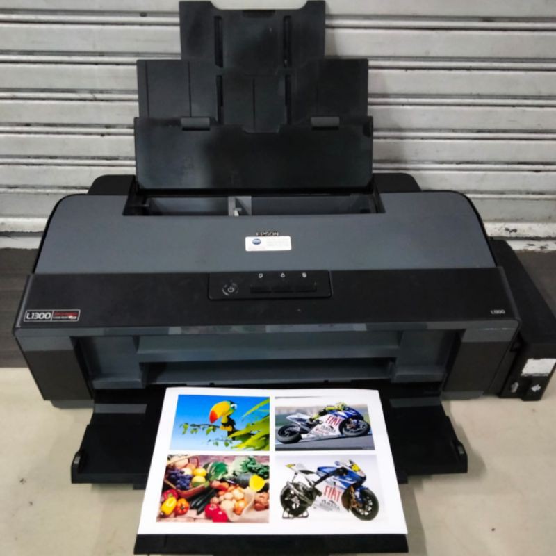 Printer Epson L1300 A3 Fullset | Bisa pakai tinta Art Paper Cetak sticker, Decak striping MTR