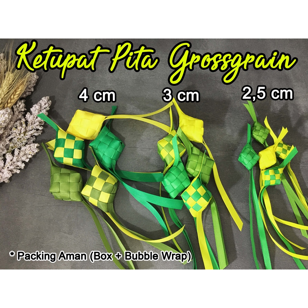 

Ketupat Pita Grossgrain Kado Hampers Parcel Parsel Lebaran Idul Fitri Murah Unik