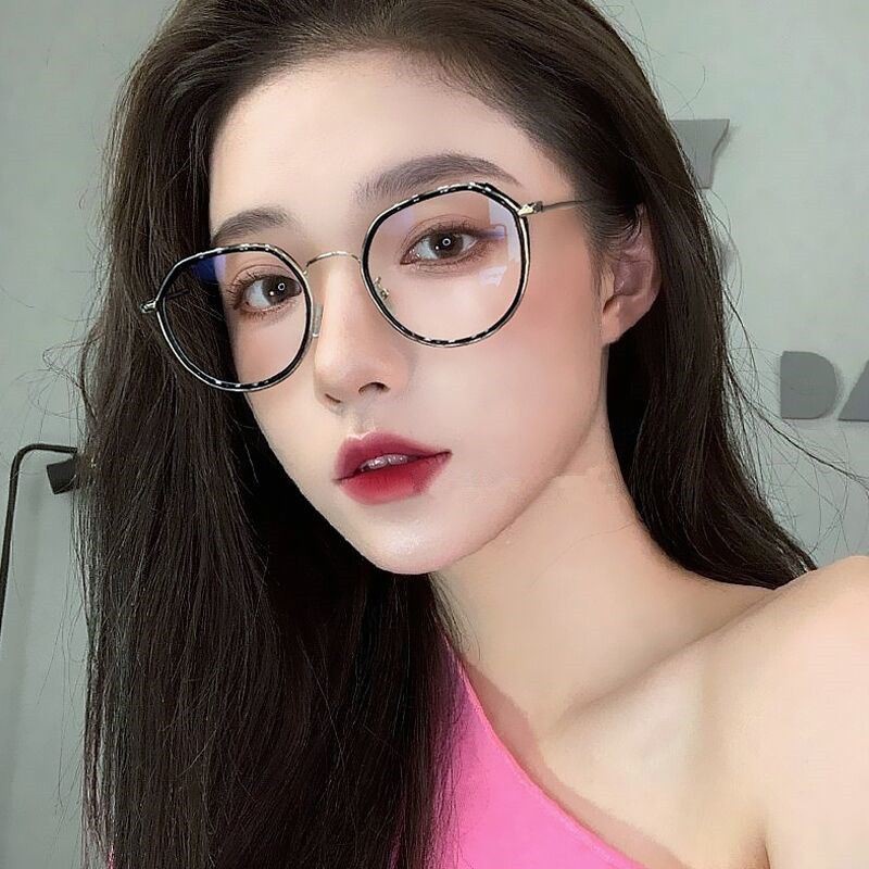 Kacamata Anti Radiasi Gaya Bentuk Metal Frame Fashion Glasses Wanita Pria